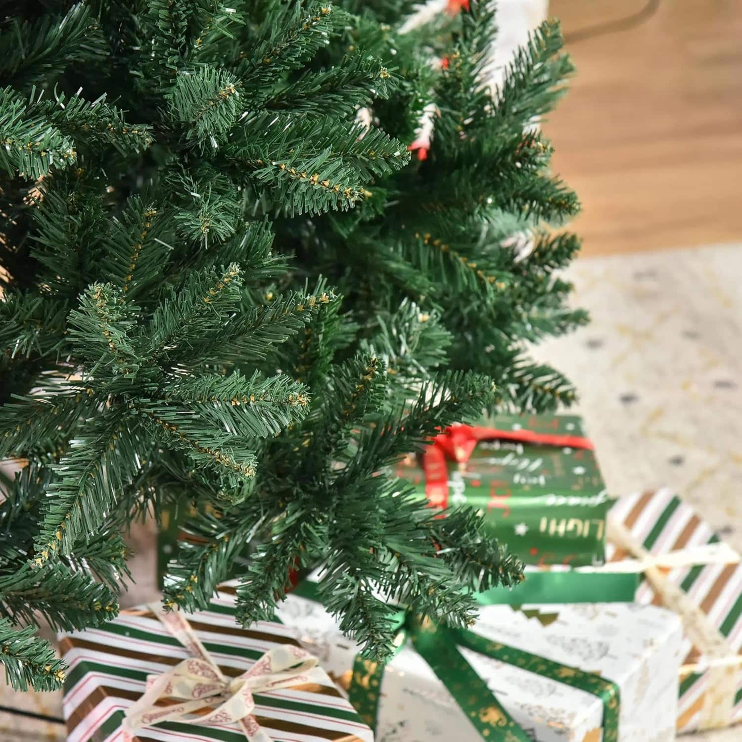 Dettaglio ravvicinato della chioma — albero di Natale Verde Incanto AND HOME 150 cm